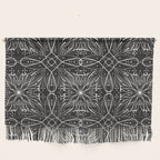 BW starry abstract mosaic A Wall Hanging Gallery Image 1