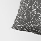 BW starry abstract mosaic A Pillow Sham Gallery Image 4