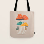 Cat and Plant 47: Mushroom Cats Tote Bag Gallery Image 1