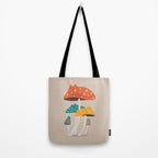 Cat and Plant 47: Mushroom Cats Tote Bag Gallery Image 2