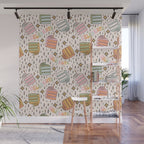 Rainbow Cake Print Wall Mural Gallery Image 1