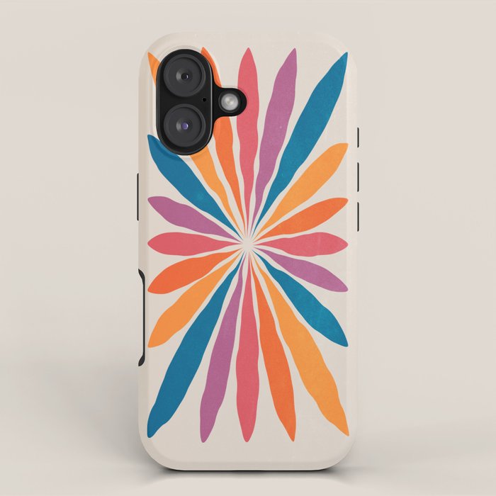 Vintage California Sun: Star Leaf Matisse Edition iPhone Case Gallery Image 1