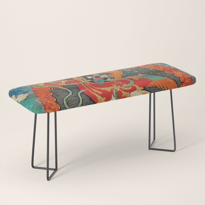 Tibetan Buddhist Hindu Garuda Shambala Bench Gallery Image 1
