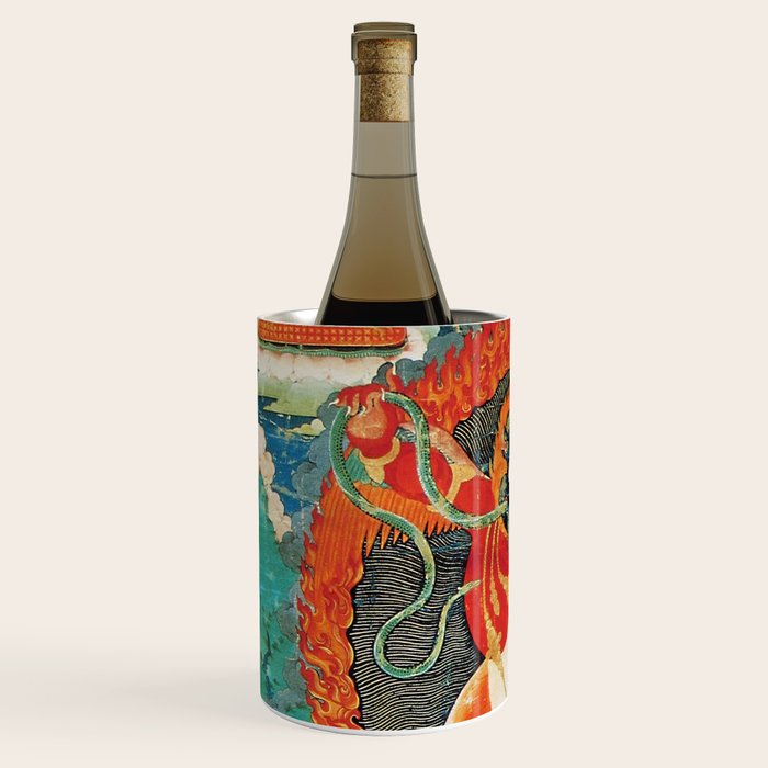 Tibetan Buddhist Hindu Garuda Shambala Wine Chiller Gallery Image 2