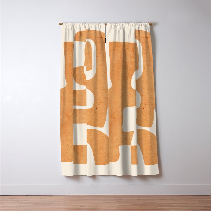 Abstract Shapes Modern Art 24 Window Curtain Gallery Image 3