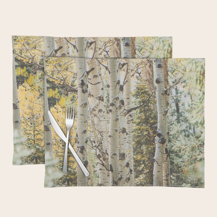 Colorful Colorado II x Golden Aspens Placemat Gallery Image 1