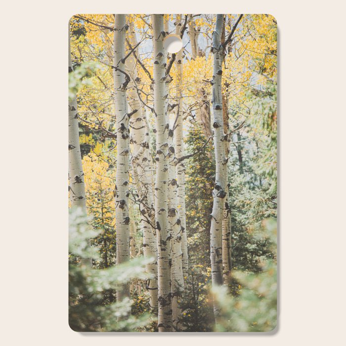 Colorful Colorado II x Golden Aspens Cutting Board Gallery Image 1