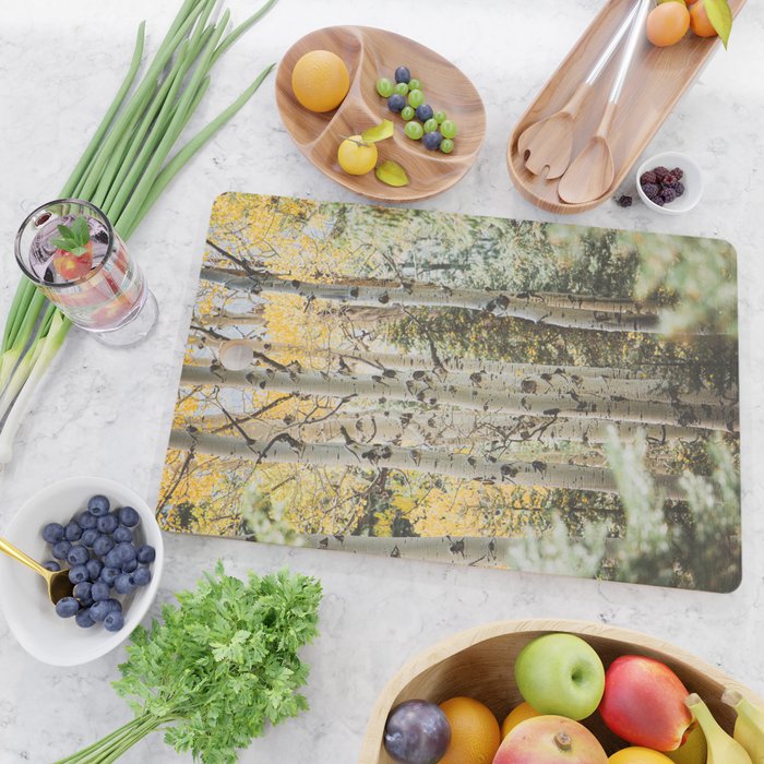 Colorful Colorado II x Golden Aspens Cutting Board Gallery Image 2