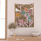 New Hampshire Wildflowers Wall Tapestry Gallery Image 2