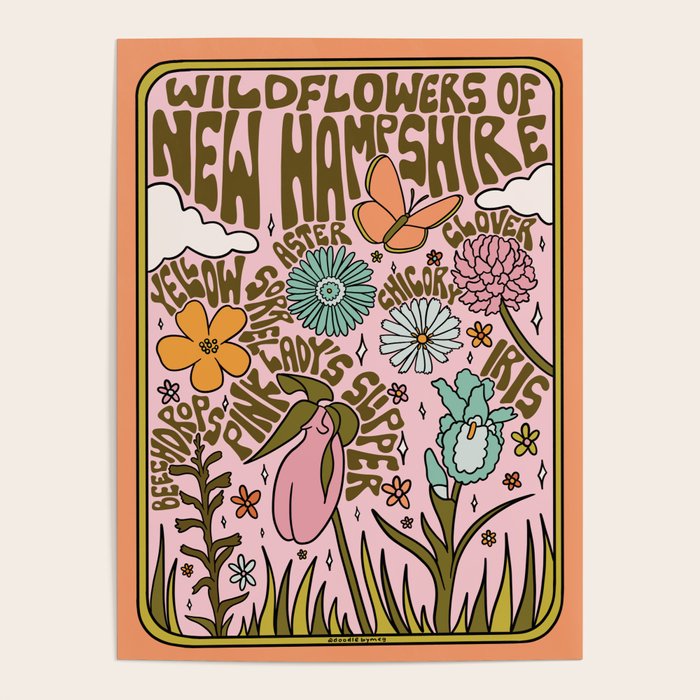 New Hampshire Wildflowers Poster Gallery Image 1