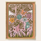 New Hampshire Wildflowers Serving Tray Gallery Image 1