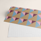 Earthy Geometric Triangle Pattern  Wrapping Paper Gallery Image 2