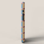 Earthy Geometric Triangle Pattern  iPhone Case Gallery Image 2