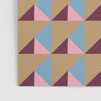 Earthy Geometric Triangle Pattern  Poster Gallery Image 3