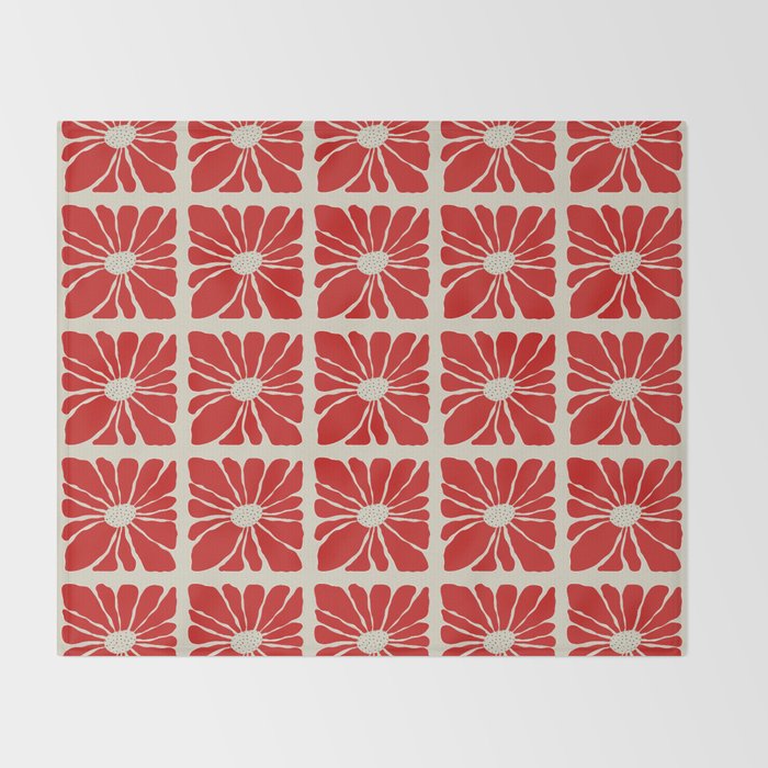 Big Blooming VI Throw Blanket Gallery Image 2