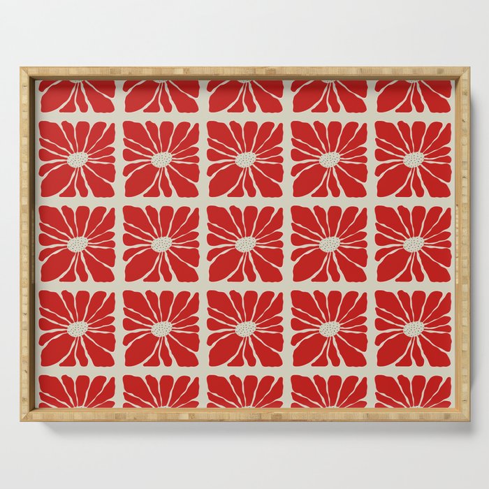 Big Blooming VI Serving Tray Gallery Image 1
