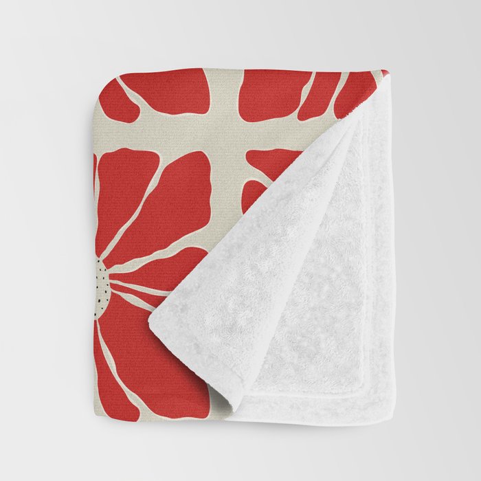 Big Blooming VI Throw Blanket Gallery Image 3