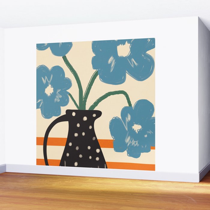 Modern Botanicals No. 1 Wall Mural Gallery Image 2