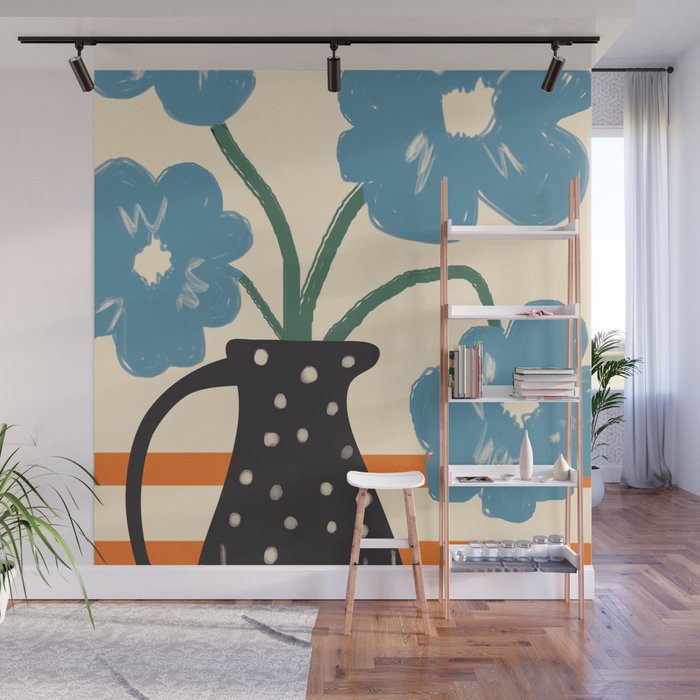 Modern Botanicals No. 1 Wall Mural Gallery Image 1