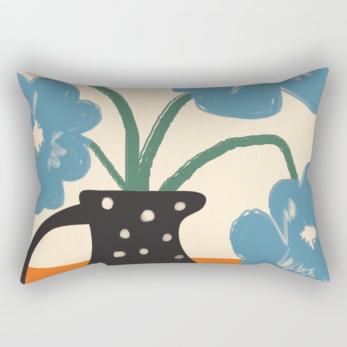Modern Botanicals No. 1 Rectangular Pillow Gallery Image 1