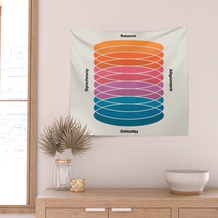 The Circles of Life Wall Tapestry Gallery Image 2