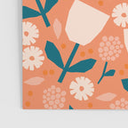 Pink and orange flowers Poster Gallery Image 3