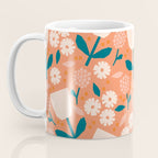 Pink and orange flowers Coffee Mug Gallery Image 3