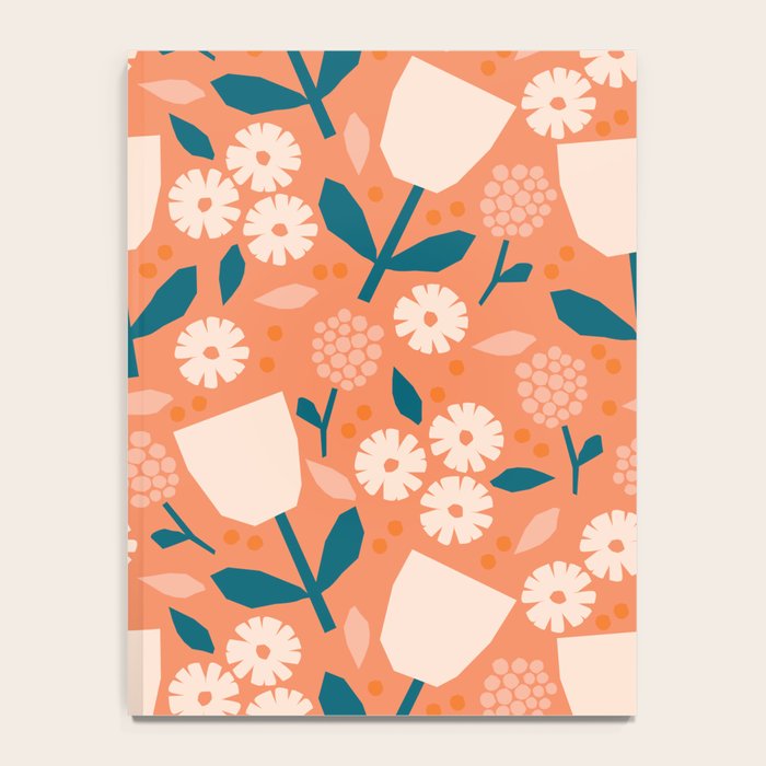Pink and orange flowers Notebook Gallery Image 4