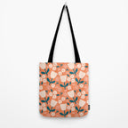 Pink and orange flowers Tote Bag Gallery Image 2