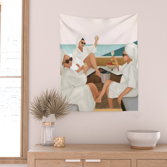 Seaside Indulgence Wall Tapestry Gallery Image 2