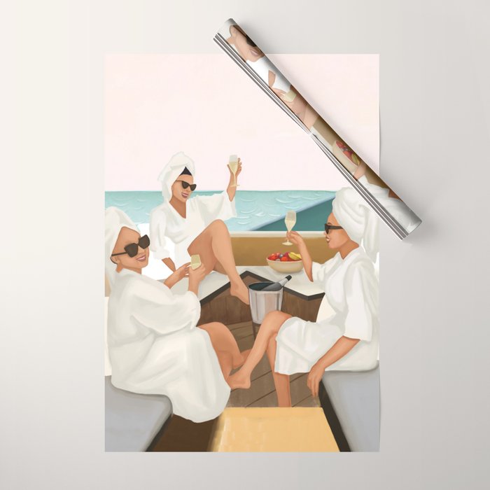 Seaside Indulgence Wrapping Paper Gallery Image 1