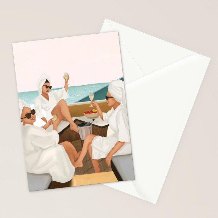 Seaside Indulgence Stationery Card Gallery Image 2