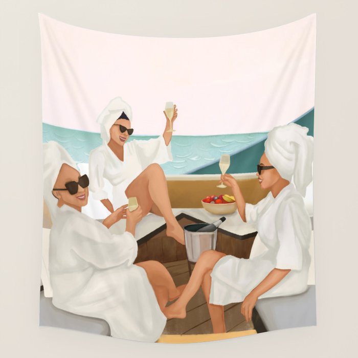 Seaside Indulgence Wall Tapestry Gallery Image 1