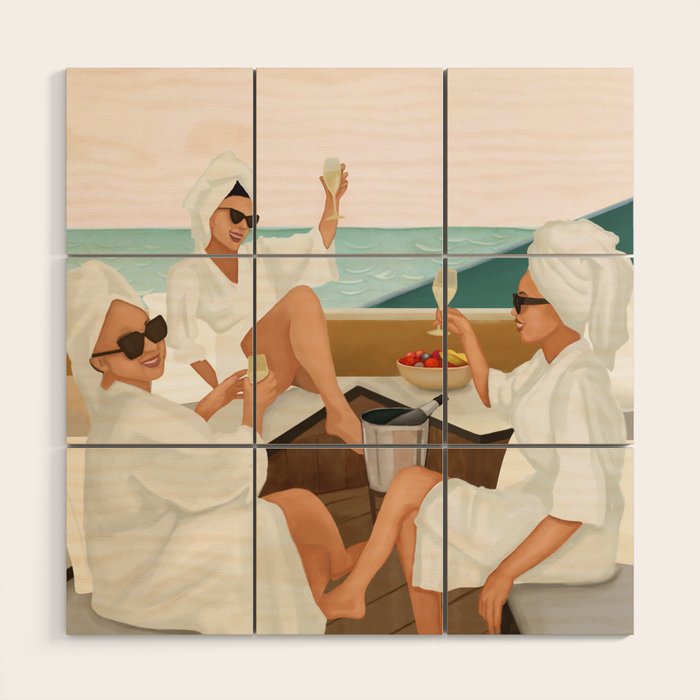 Seaside Indulgence Wood Wall Art Gallery Image 1