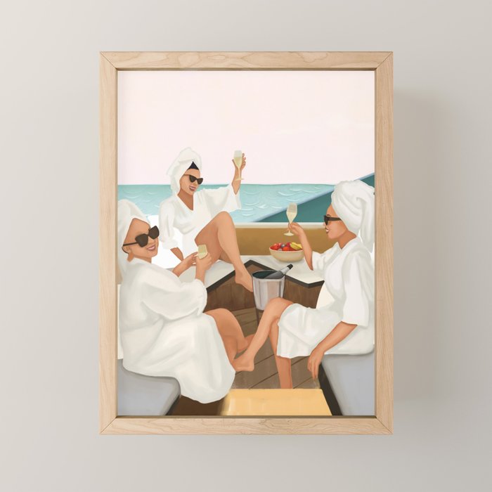 Seaside Indulgence Mini Art Print Gallery Image 1