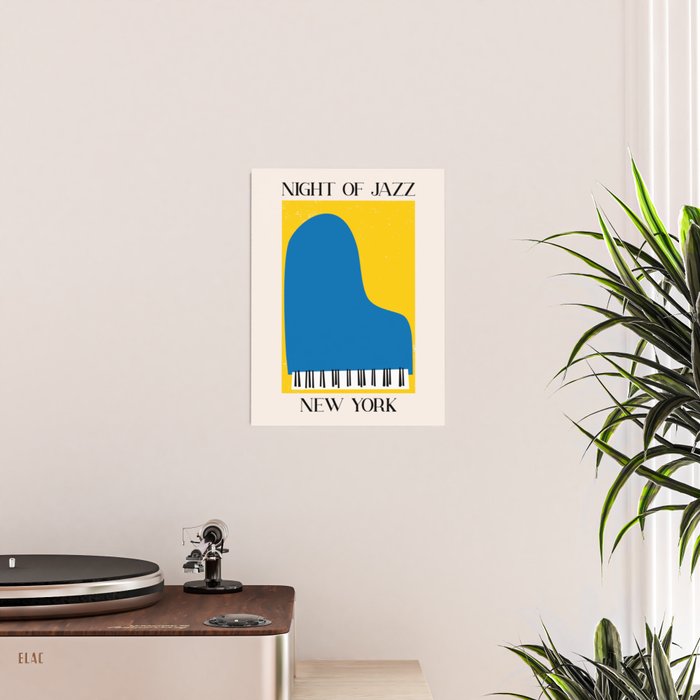 New York Jazz Night Poster Gallery Image 2