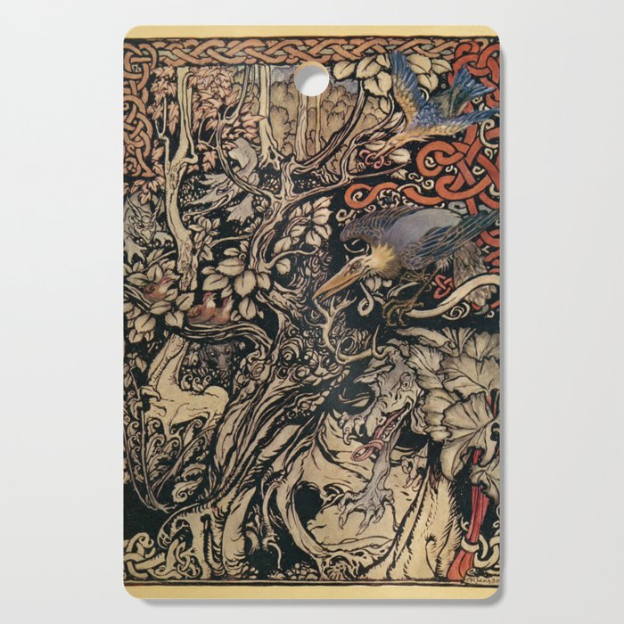 Art by Arthur Rackham for "Irish Fairy Tales," 1920 Cutting Board Gallery Image 1