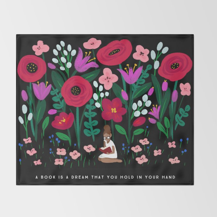 Little Reader Throw Blanket Gallery Image 2