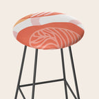 just peachy, leaf abstraction Stool Gallery Image 2