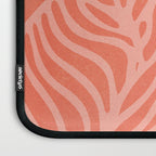 just peachy, leaf abstraction Laptop Sleeve Gallery Image 3
