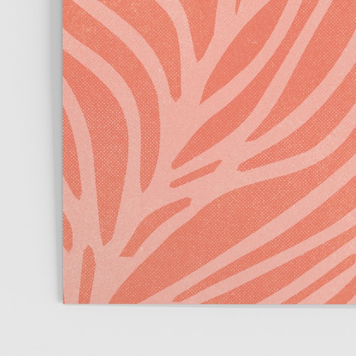 just peachy, leaf abstraction Poster Gallery Image 3