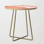 just peachy, leaf abstraction Side Table Gallery Image 1