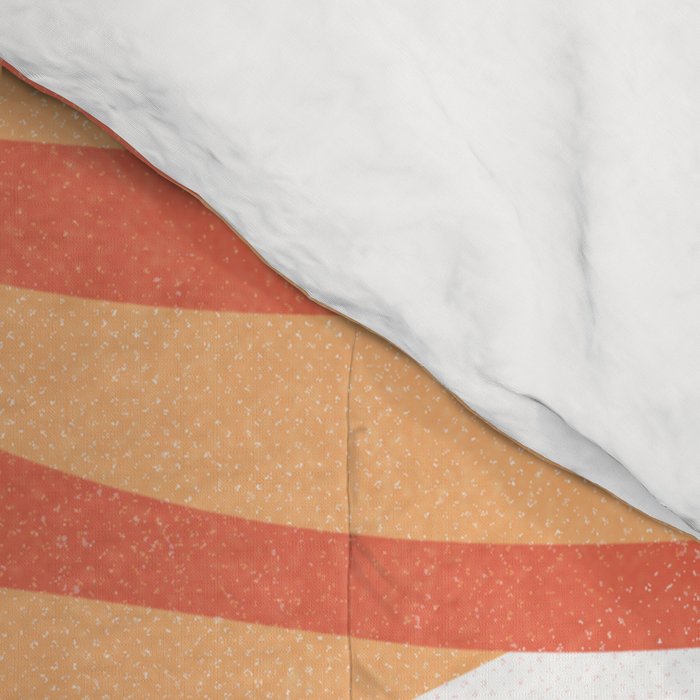 just peachy, leaf abstraction Comforter Gallery Image 4