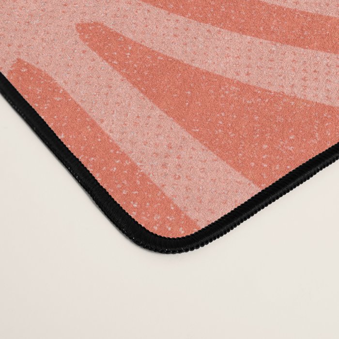just peachy, leaf abstraction Desk Mat Gallery Image 4