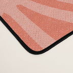 just peachy, leaf abstraction Desk Mat Gallery Image 4