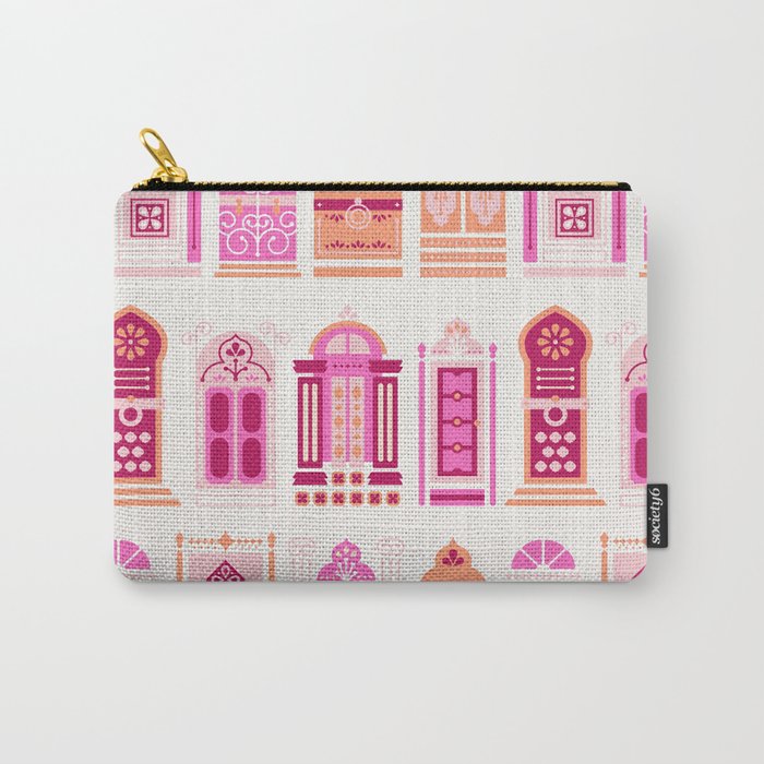 Moroccan Doors - Peach Palette Carry All Pouch Gallery Image 1