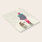 A Girl Her Dog and the Snow Notebook Gallery Image 2