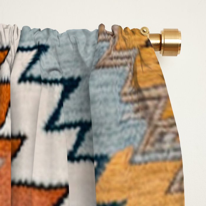 Southwestern Colorful Bohemian Window Curtain Gallery Image 2