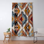 Southwestern Colorful Bohemian Window Curtain Gallery Image 5