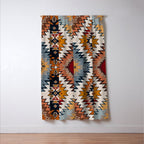 Southwestern Colorful Bohemian Window Curtain Gallery Image 3
